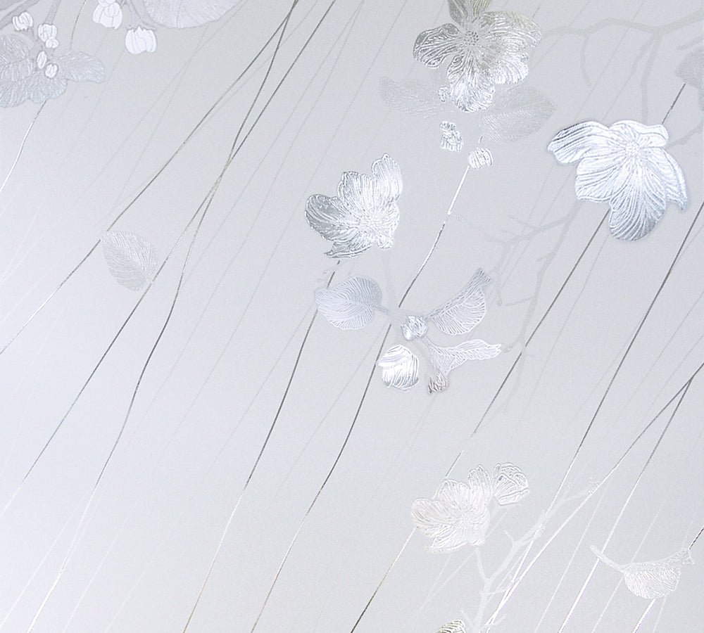 Artscape Silver Rose  - Decorative Privacy Window Films